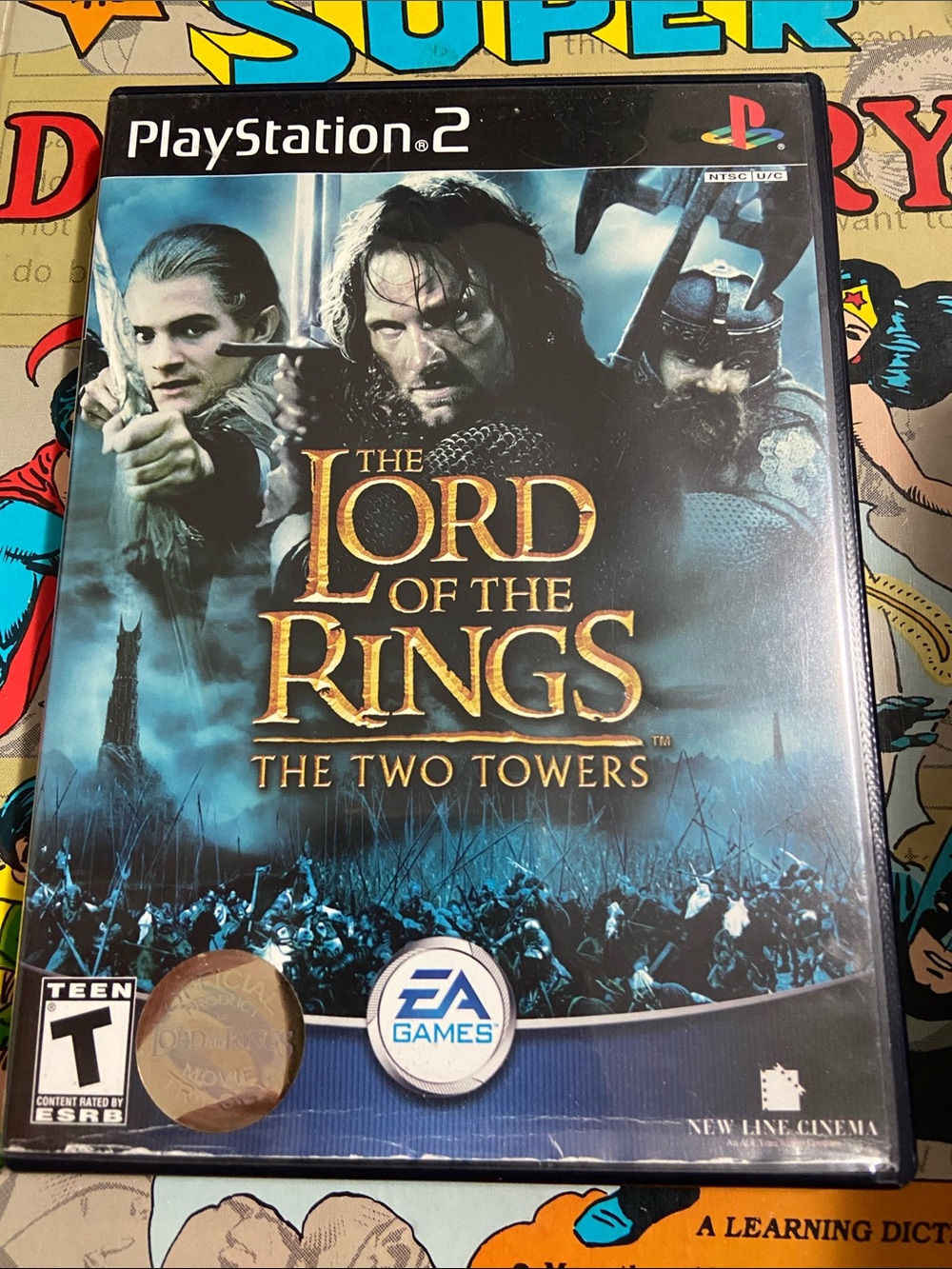 Lord of the Rings: The Two Towers (Sony PlayStation 2, 2004) Complete CIB